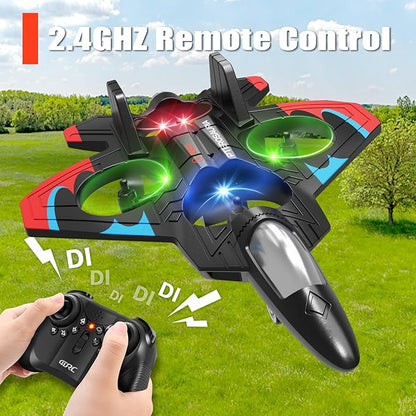 4DRC V32 Foam Remote Control Airplane, includes 4 batteries.